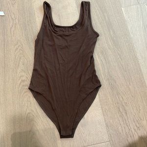 Brown Tank Bodysuit